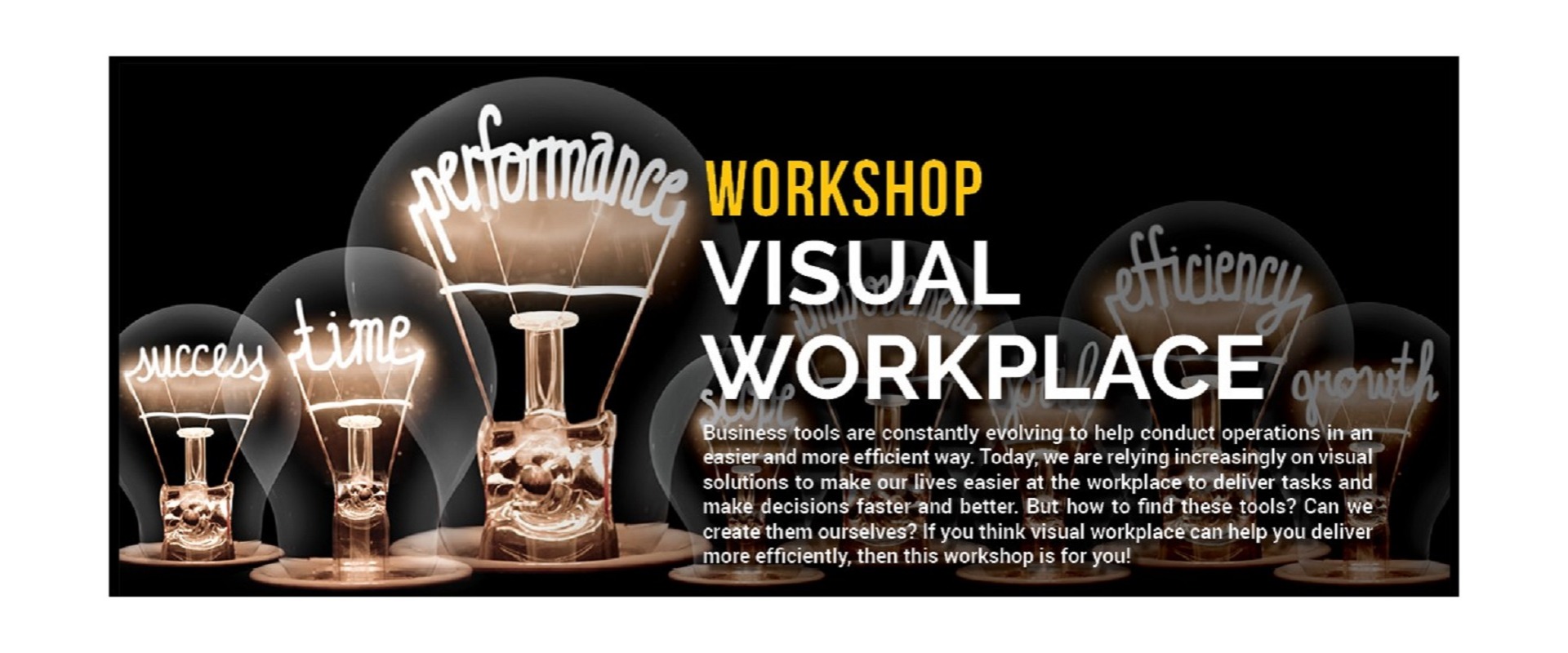 Register for the upcoming NPCC workshop: Visual Workplace