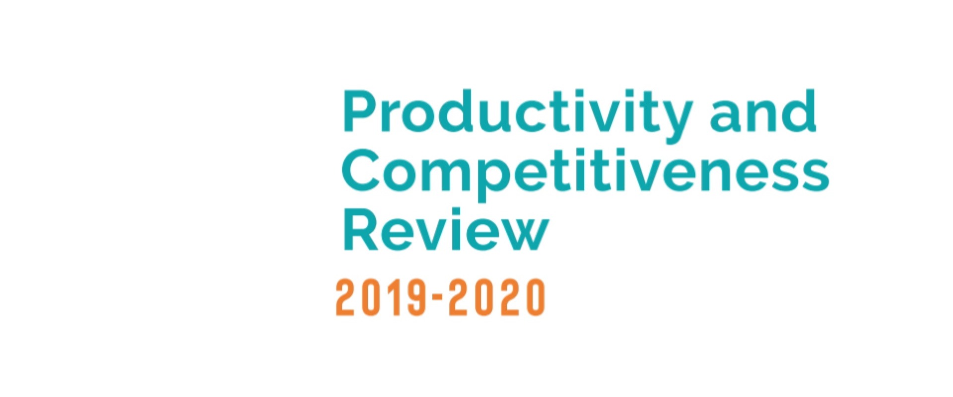 Productivity and Competitiveness Review 2020